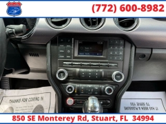 Used 2017  Ford Mustang 2d Fastback EcoBoost Premium at Victory Auto Store near Stuart, FL