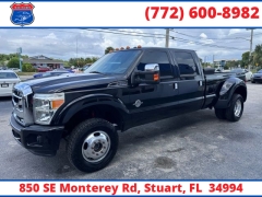 Used 2016  Ford Super Duty F-350 4WD Crew Cab Platinum DRW Longbed at Victory Auto Store near Stuart&comma; FL