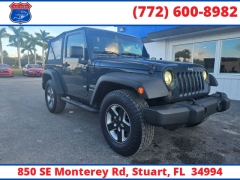 Used 2018  Jeep Wrangler JK 2d SUV 4WD Sport S at Victory Auto Store near Stuart, FL