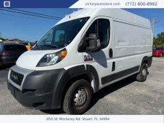 Used 2019 Ram ProMaster Cargo Van 1500 High Roof Van 136" WB at Victory Auto Store near Stuart, FL