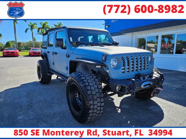 Used 2018  Jeep Wrangler Unlimited Sport 4x4 at Victory Auto Store near Stuart, FL
