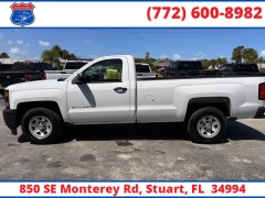 Used 2014  Chevrolet Silverado 1500 2WD Reg Cab 133&period;0" Work Truck w&sol;1WT at Victory Auto Store near Stuart&comma; FL