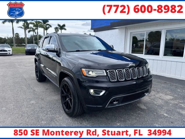Used 2017  Jeep Grand Cherokee 4d SUV 2WD Overland at Victory Auto Store near Stuart, FL