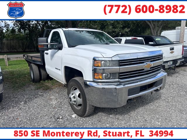 Used 2016  Chevrolet Silverado 3500HD 4WD Reg Cab 137.5" WB, 59.06" CA WT at Victory Auto Store near Stuart, FL