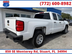 Used 2017  Chevrolet Silverado 1500 2WD Double Cab 143&period;5" Work Truck at Victory Auto Store near Stuart&comma; FL