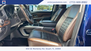 Used 2018 Nissan Titan XD 4x4 Gas Crew Cab Platinum Reserve at Victory Auto Store near Stuart, FL