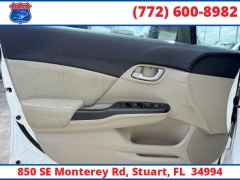 Used 2015  Honda Civic Sedan 4d LX CVT at Victory Auto Store near Stuart&comma; FL
