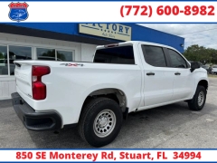 Used 2019  Chevrolet Silverado 1500 4WD Crew Cab 147" Work Truck at Victory Auto Store near Stuart&comma; FL