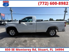 Used 2021  Chevrolet Silverado 1500 2WD Reg Cab 140" Work Truck at Victory Auto Store near Stuart&comma; FL