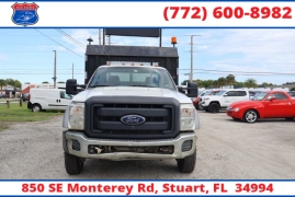 Used 2011  Ford Super Duty F-550 CC 4WD Reg Cab 165" DRW XLT at Victory Auto Store near Stuart, FL