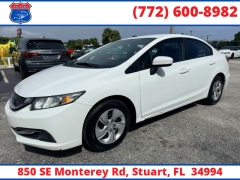 Used 2015  Honda Civic Sedan 4d LX CVT at Victory Auto Store near Stuart&comma; FL