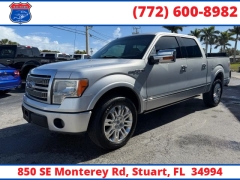 Used 2010  Ford F-150 2WD Supercrew Platinum 6 1&sol;2 at Victory Auto Store near Stuart&comma; FL