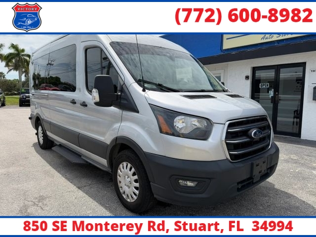 Used 2020  Ford Transit Passenger Wagon T-350 148" Med Roof RWD at Victory Auto Store near Stuart&comma; FL