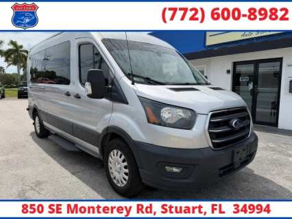 Used 2020 Ford Transit 350 Passenger Wagon Med Roof Van RWD XL at Victory Auto Store near Stuart, FL