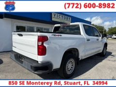 Used 2019  Chevrolet Silverado 1500 4WD Crew Cab 147" Work Truck at Victory Auto Store near Stuart&comma; FL