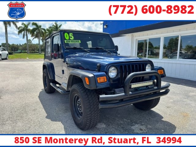 Used 2005  Jeep Wrangler 2dr X at Victory Auto Store near Stuart&comma; FL