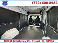 Used 2023  Ram ProMaster Cargo Van 1500 High Roof 136" WB at Victory Auto Store near Stuart&comma; FL