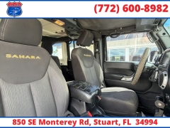 Used 2014  Jeep Wrangler Unlimited 4d Convertible Sahara at Victory Auto Store near Stuart&comma; FL