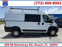 Used 2022  Ram ProMaster Cargo Van 1500 High Roof 136" WB at Victory Auto Store near Stuart&comma; FL