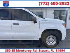 Used 2023  Chevrolet Silverado 1500 4WD Double Cab 147" Custom at Victory Auto Store near Stuart, FL
