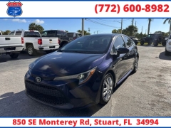 Used 2020  Toyota Corolla 4d Sedan LE at Victory Auto Store near Stuart&comma; FL