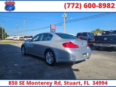 Used 2011  INFINITI G37 4d Sedan Journey at Victory Auto Store near Stuart, FL