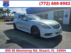 Used 2013  INFINITI IPL G 2d Convertible at Victory Auto Store near Stuart, FL