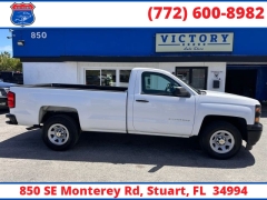 Used 2014  Chevrolet Silverado 1500 2WD Reg Cab 133&period;0" Work Truck w&sol;1WT at Victory Auto Store near Stuart&comma; FL