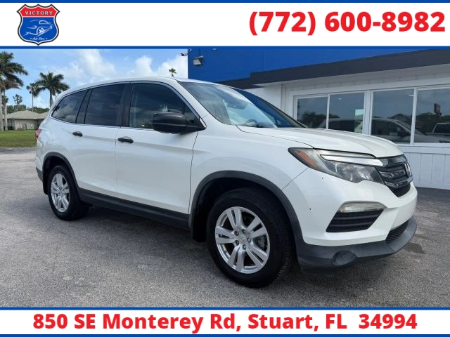 Used 2018  Honda Pilot 4d SUV FWD LX at Victory Auto Store near Stuart&comma; FL