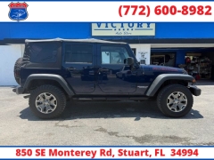 Used 2013  Jeep Wrangler Unlimited 4WD 4dr Rubicon at Victory Auto Store near Stuart&comma; FL