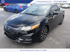 Used 2014 Honda Civic Coupe 2dr CVT EX-L at Victory Auto Store near Stuart, FL