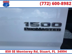 Used 2023  Ram ProMaster Cargo Van 1500 High Roof 136" WB at Victory Auto Store near Stuart&comma; FL