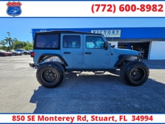 Used 2018  Jeep Wrangler Unlimited Sport 4x4 at Victory Auto Store near Stuart, FL
