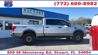 Used 2018  Nissan Titan XD 4WD Crew Cab PRO-4X Diesel at Victory Auto Store near Stuart&comma; FL
