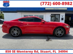 Used 2017  Ford Mustang 2d Fastback EcoBoost Premium at Victory Auto Store near Stuart, FL