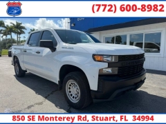 Used 2019  Chevrolet Silverado 1500 4WD Crew Cab 147" Work Truck at Victory Auto Store near Stuart&comma; FL