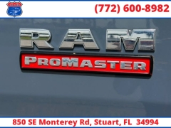 Used 2019  Ram ProMaster Cargo Van 3500 High Roof Ext Van 159" WB at Victory Auto Store near Stuart&comma; FL