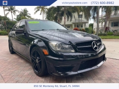 Used 2014 Mercedes-Benz C-Class 4d Sedan C63 AMG at Victory Auto Store near Stuart, FL