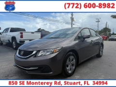 Used 2013  Honda Civic Sedan 4d LX Auto at Victory Auto Store near Stuart&comma; FL