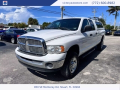 Used 2003 Dodge Ram 2500 4dr Quad Cab WB 4WD at Victory Auto Store near Stuart, FL