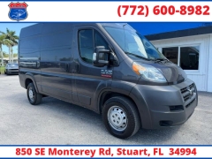 Used 2018  Ram ProMaster Cargo Van 1500 High Roof Van 136" WB at Victory Auto Store near Stuart&comma; FL