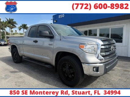 Used 2017 Toyota Tundra 4WD Double Cab SR5 5.7L FFV at Victory Auto Store near Stuart, FL