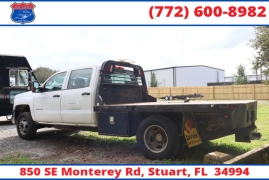 Used 2015  Chevrolet Silverado 3500 Cab-Chassis 2WD Crew Cab 171" DRW Work Truck at Victory Auto Store near Stuart, FL