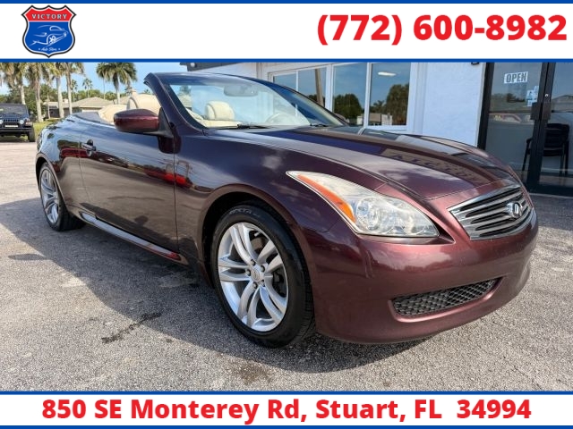 Used 2010  INFINITI G37 Convertible 2dr Base at Victory Auto Store near Stuart&comma; FL