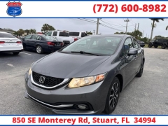 Used 2013  Honda Civic Sdn 4dr Auto EX-L at Victory Auto Store near Stuart&comma; FL