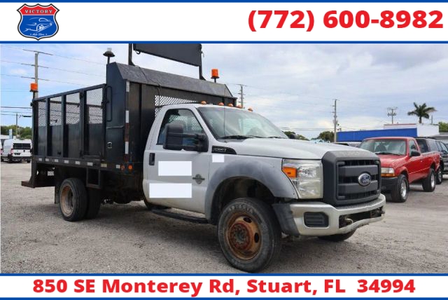 Used 2011  Ford Super Duty F-550 CC 4WD Reg Cab 165" DRW XLT at Victory Auto Store near Stuart, FL