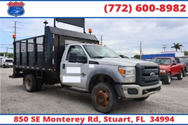 Used 2011  Ford Super Duty F-550 CC 4WD Reg Cab 165" DRW XLT at Victory Auto Store near Stuart, FL