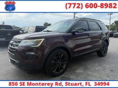 Used 2018  Ford Explorer XLT 4WD at Victory Auto Store near Stuart&comma; FL
