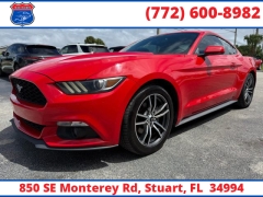 Used 2017  Ford Mustang 2d Fastback EcoBoost Premium at Victory Auto Store near Stuart, FL