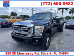 Used 2016  Ford Super Duty F-350 4WD Crew Cab Platinum DRW Longbed at Victory Auto Store near Stuart&comma; FL